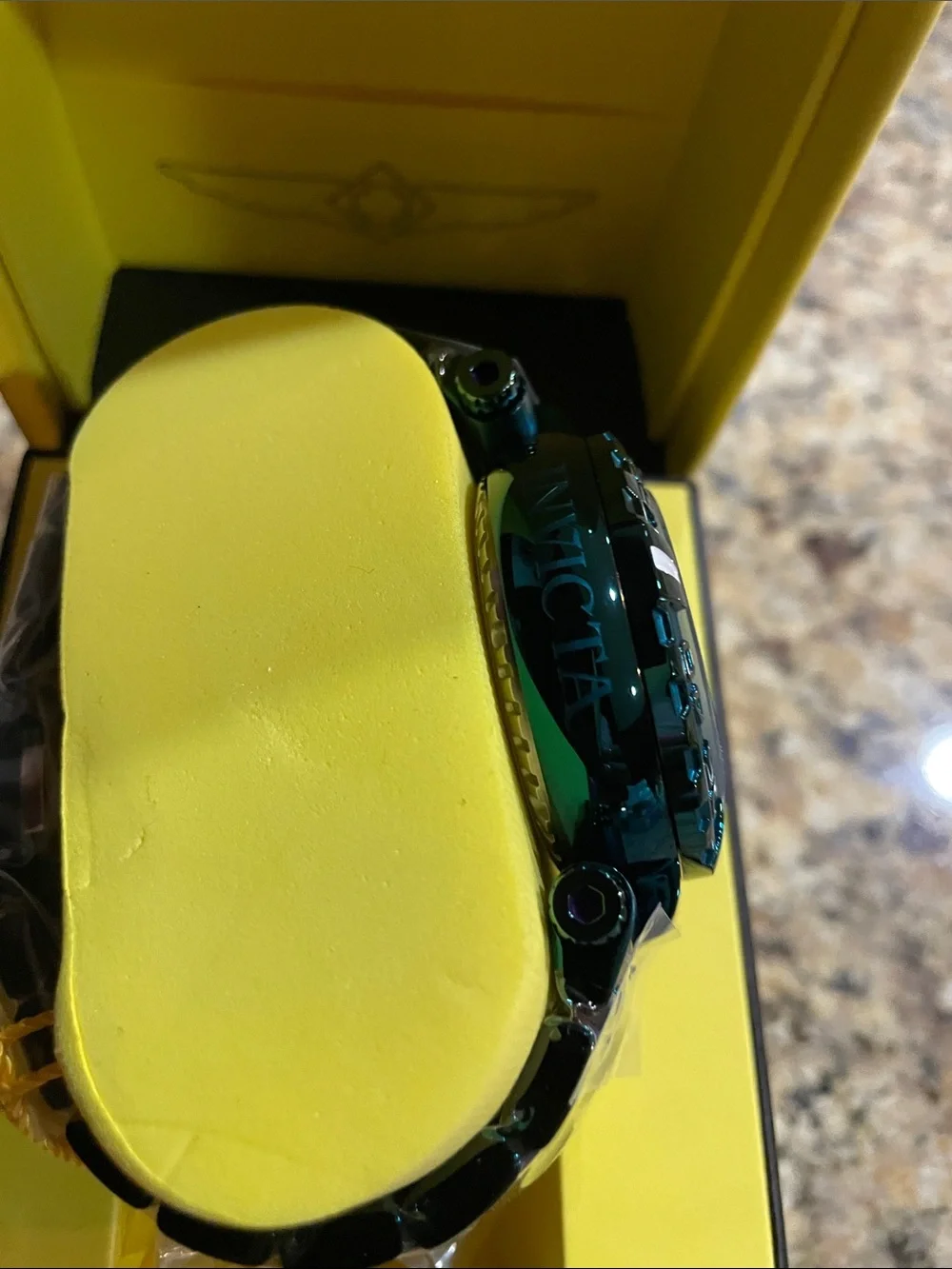 Invicta Men’s Teal Skeleton Dial Subaqua Automatic Watch